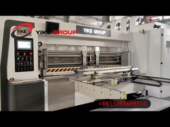 Автоматический свинцовый краевой кормильщик Четырехцветный флексопринтер Slotter Machine Для обычных картонных коробок