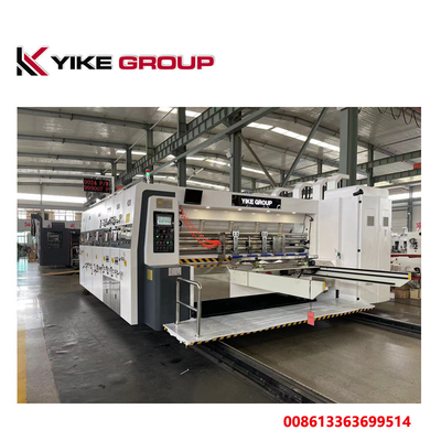 YK-1224 150 шт/мин 4 цветные флексопринтеры Slotter Machine Carton Box Making Machine