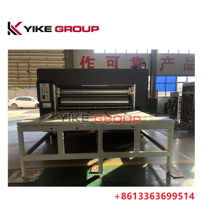 Китай YIKE GROUP цепной тип гофрированный картон Двухцветная печать слоты комбинированная машина