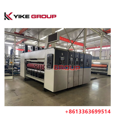 YK-1424 Высокоскоростной флексопринтер Slotter Die Cutter Machine Картонная коробка