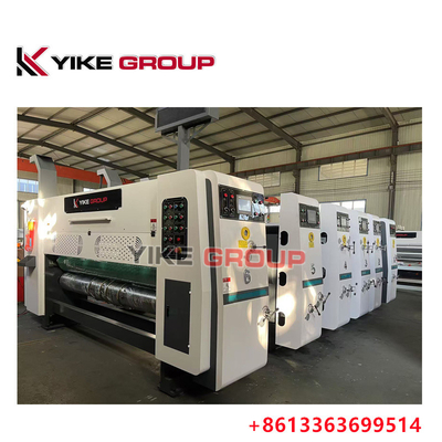 YIKE GROUP 1200X2400MM Флексопринтер Slotter Machine для изготовления картонных коробок