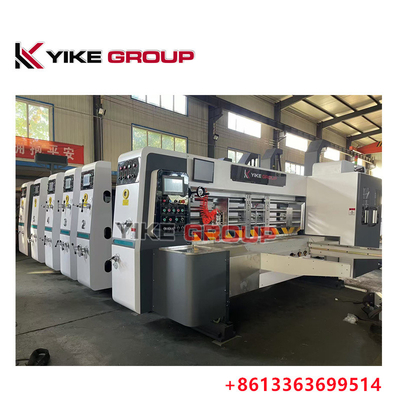 YIKE GROUP 1200X2400MM Флексопринтер Slotter Machine для изготовления картонных коробок