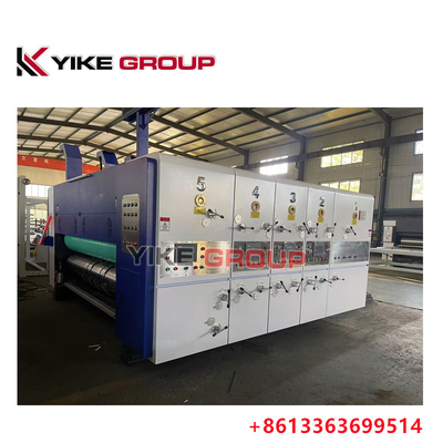 YIKE GROUP 1200X2400MM Флексопринтер Slotter Machine для изготовления картонных коробок