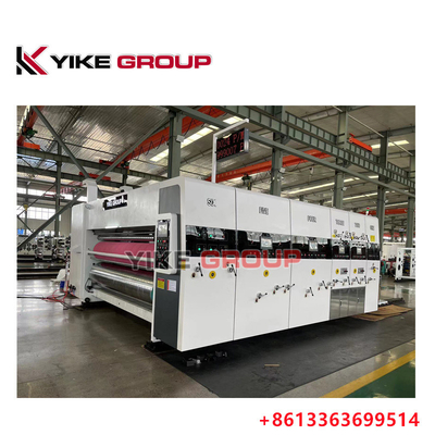 YIKE GROUP свинцовый краевой кормильщик 1200X2400MM 4 цвета Flexoprinting Slotting Die Cutting Machine