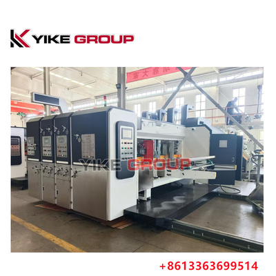 Yk-1228 Свинцовый краевой подающий принтер Slotter Die Cutter Machine для гофрированного картона